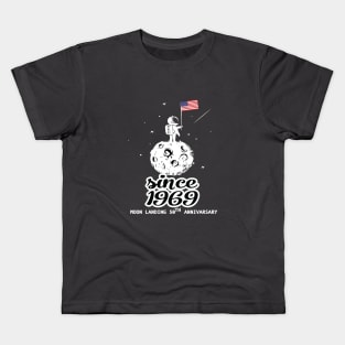 Apollo 11 50th Anniversary TShirt, Apollo 11 Moon Landing 50th Anniversary T Shirt, 50th Anniversary Moon Landing Gift First Man on The Moon Kids T-Shirt